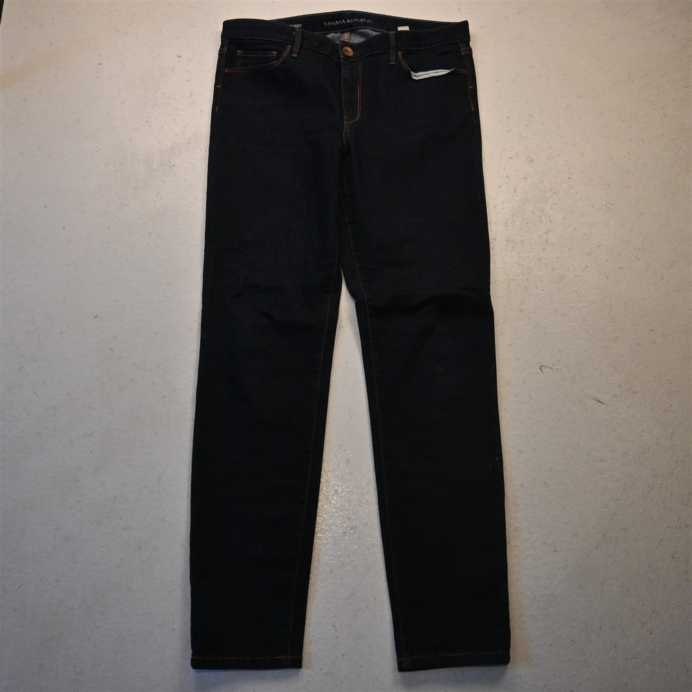 Banana Republic 31 Mid Rise Skinny Rinse Stretch Denim Womens Jeans